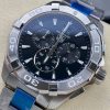 Tag Heuer Aquaracer 300M Chronograph 43mm Quartz Black Dial CAY1110.BA0927