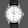 Rolex Cellini Time 50509 Black Leather Strap White Dial 39mm Mens Replica Watch