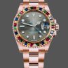 Rolex Yacht Master 116695 Everose Gold Grey Dial 40MM Mens Replica Watch