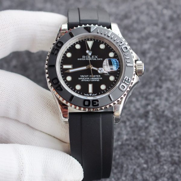 Rolex Yacht Master 226659 White Gold Black Dial 42mm Mens Replica Watch