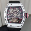 Richard Mille RM 38 02 Bubba Watson Tourbillon White Case Rubber & Fabric Strap