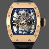 Richard Mille RM 035 Black Toro Nadal Rose Gold Replica Watch