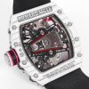 Richard Mille RM 38 02 Bubba Watson Tourbillon White Case Rubber & Fabric Strap