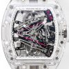 RM38-02 Richard Mille Tourbillon Movement Edition Crystal White Rubber Strap