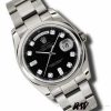 Rolex Day-Date 118209 Black dial 36mm Unisex Replica Watch