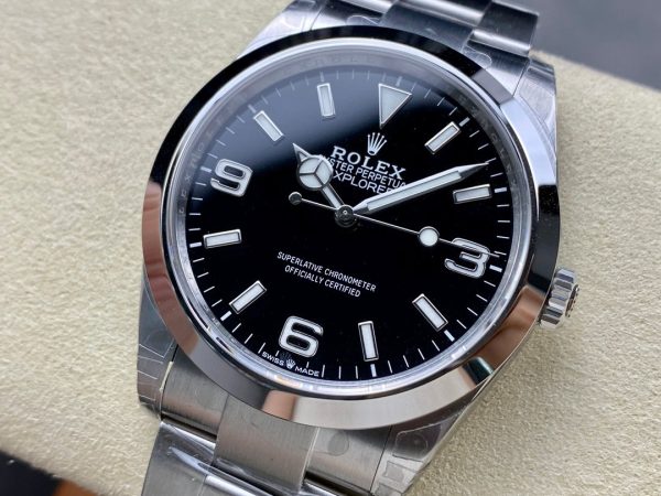 Rolex Explorer 124270 0001 Black Dial Stainless Steel 36MM