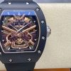 Richard Mille RM47 Edition Tourbillon Skeleton Black Ceramic Casing Watch