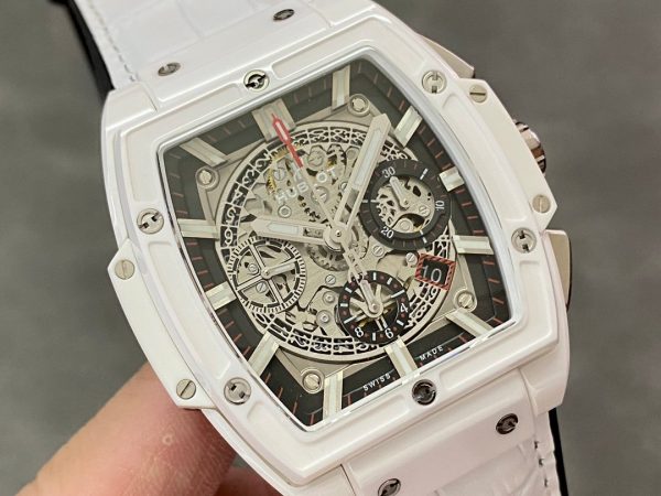 Hublot Spirit of Big Bang White Ceramic 641.HX.0173.LR 42mm(blue)