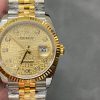Rolex Datejust 126233 Champagne Jubilee Dial Fluted Bezel 36MM Unisex Replica Watch