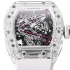 RM38-02 Richard Mille Tourbillon Movement Edition Crystal White Rubber Strap