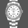 Rolex Oyster Perpetual Air-King 114234 White Dial 34mm Unisex Replica Watch