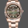 Rolex Day-Date 118235 Mother of pearl diamond dial 36mm Unisex Replica Watch