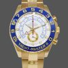 Rolex Yacht Master II 116688 Yellow Gold White Dial 44mm Mens Replica Watch