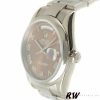 Rolex Day-Date 118209 White Gold Copper Brown Dial 36mm Unisex Replica Watch