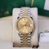 Rolex Datejust 126233 Champagne Index Dial Fluted Bezel 36MM Unisex Replica Watch