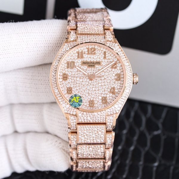 Patek Philippe Twenty~4 Automatic Haute Joaillerie Rose Gold 7300 1450R 001(rose)