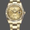 Rolex Day-Date 118238 Champagne Dial Yellow gold 36mm Unisex Replica Watch