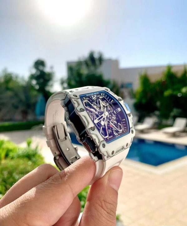 Richard Mille RM 35-03 Rafa Nadal White Carbon Quartz TPT(WHITE)