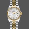 Rolex Datejust 179173 White MOP Dial Fluted Bezel 26MM Lady Replica Watch