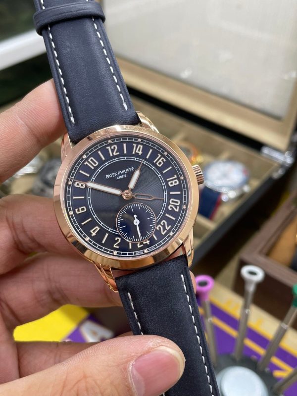 Patek Philippe Complications Rose Gold Blue 5224R 001 42mm Replica