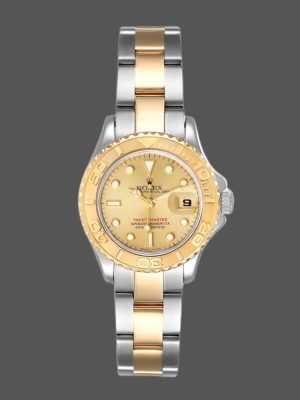 Rolex Yacht Master 169623 Steel Yellow Gold Champagne Dial 29MM Lady Replica Watch