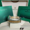 Rolex Datejust Two-Tone Steel Yellow Gold Fluted Bezel 126233 36mm Unisex Replica Watch