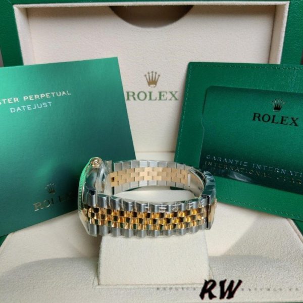 Rolex Datejust Two-Tone Steel Yellow Gold Fluted Bezel 126233 36mm Unisex Replica Watch