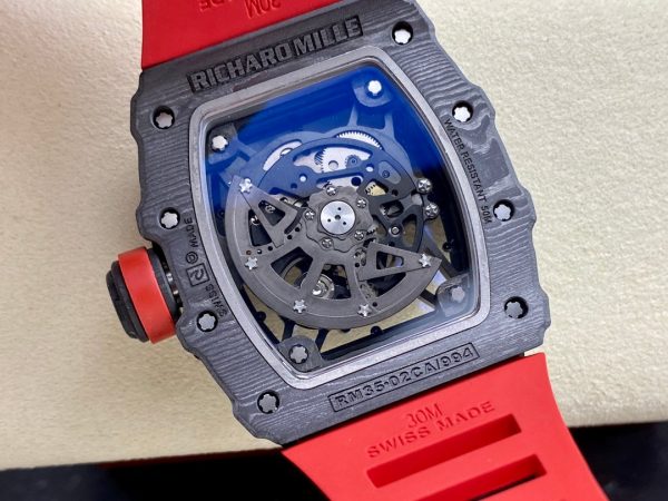 Richard Mille Black Carbon NTPT Automatic Rafael Nadal RM35-02(Rubber)