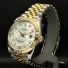 Rolex Datejust 126233 White MOP Diamond Dial Fluted Bezel 36MM Unisex Replica Watch