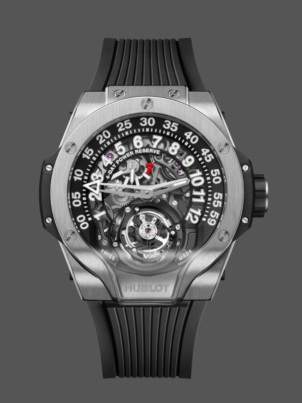 Hublot MP-13 Tourbillon Bi-Axis Retrograde 913.NX.1170.RX 44 mm(silver black)