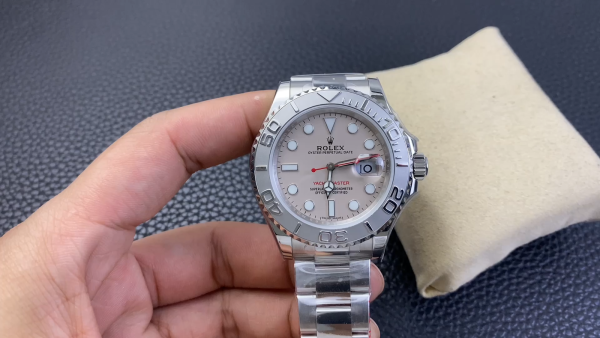 Rolex Yacht Master 116622 Stainless Steel platinum Dial 40mm Mens Replica Watch