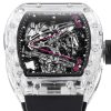 Richard Mille RM38-02 Tourbillon Movement Edition Crystal Black Rubber Strap