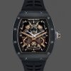 Richard Mille RM47 Edition Tourbillon Skeleton Black Ceramic Casing Watch