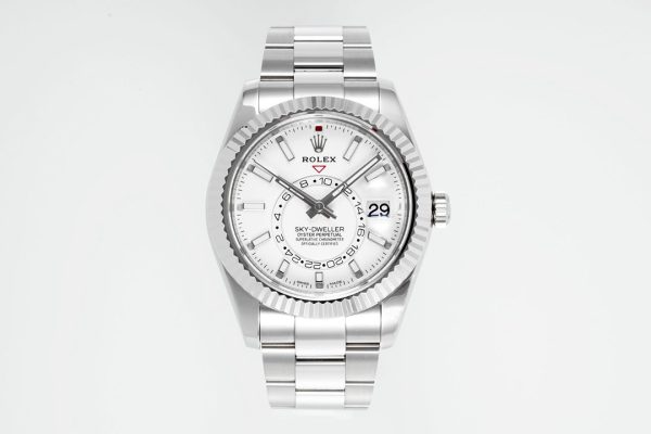 Rolex Sky-Dweller 326934 Stainless Steel White Dial 42MM Replica Watch