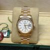 Rolex Day-Date 118208 White Dial 36mm Unisex Replica Watch