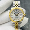 Rolex Datejust 179173 White Diamond Dial Fluted Bezel 26MM Lady Replica Watch