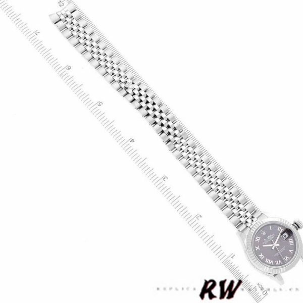 Rolex Datejust 279174 Stainless Steel Dark Grey Roman Dial 28mm Lady Replica Watch