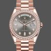 Rolex Day-Date 128345RBR Slate Dial Everose Gold 36MM Unisex Replica Watch