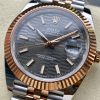Rolex Datejust Grey Fluted Motif Dial m126331 0020 Mens Watch