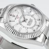 Rolex Sky-Dweller 326934 Stainless Steel White Dial 42MM Replica Watch