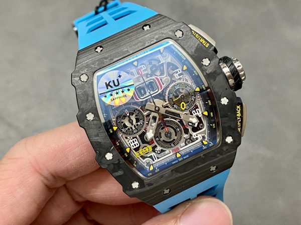 Richard Mille RM 11-03 Automatic Flyback Chronograph Blue Watch
(5.0)