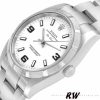 Rolex Oyster Perpetual air-king 114210 White Dial 34mm Unisex replica watch