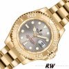 Rolex Yacht Master 169628 Yellow Gold Grey Dial 29MM Lady Replica Watch