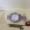 Rolex Day Date 118206 Wave Pattern Ice Blue Dial Arabic Numerals 36mm Unisex Replica Watch