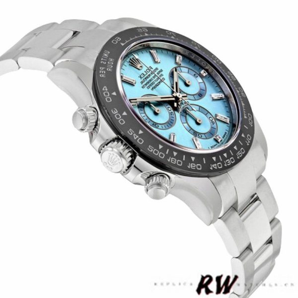 Rolex Cosmograph Daytona 116506 Ice Blue Dial Platinum 40MM Mens Replica Watch
