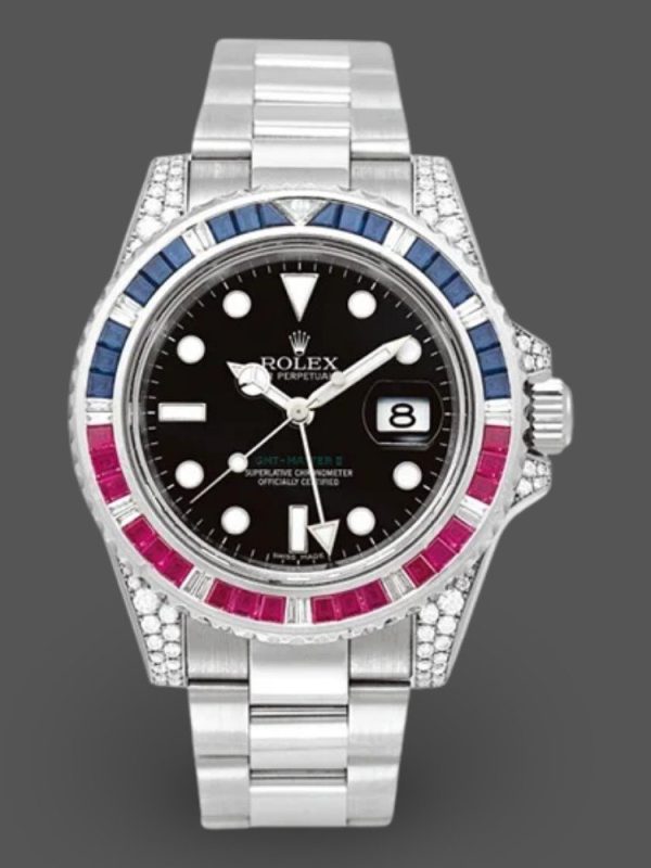 Rolex GMT Master II 116759SA Black Dial 40mm Mens Replica Watch