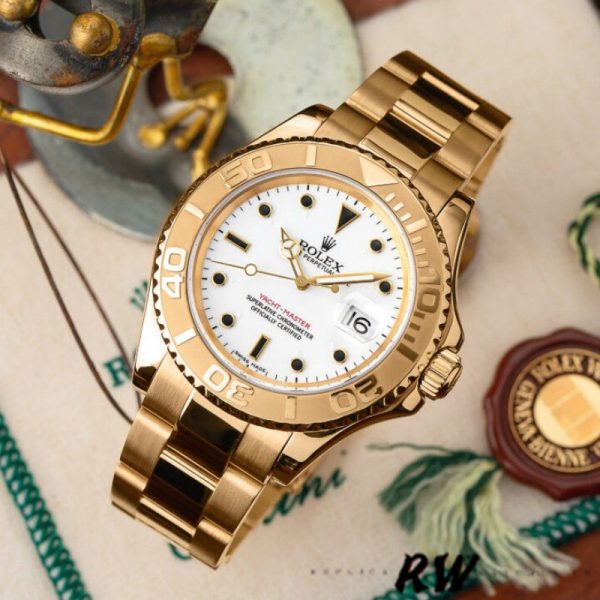 Rolex Yacht Master 16628 White Dial 40mm Mens replica Watch