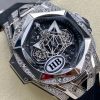 418.NX.1107.RX.1604.MXM20 Hublot Big Bang Sang Bleu II Titanium Pave
