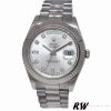 Rolex Day-Date 218238 White Roman Numeral Dial Yellow Gold 41MM Mens Replica Watch