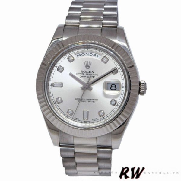 Rolex Day-Date 218238 White Roman Numeral Dial Yellow Gold 41MM Mens Replica Watch